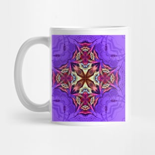 Symmetrical Floral Mandala Mug